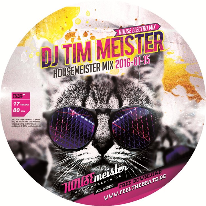CD-Label: Housemeister Mix 2016-01-15